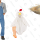 Levi’s Men’s Overall, Stonewash, $60
Carter’s Baby Halloween Costumes, Chicken, 3-6 Months, $33
amscan Beach Party Hat, $9